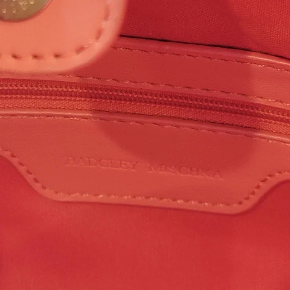 NWT | Badgley Mischka | Vegan Leather & Snake Print Satchel Crossbody - Picture 5 of 13